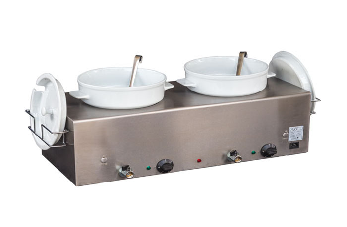 Electric soup kettle double