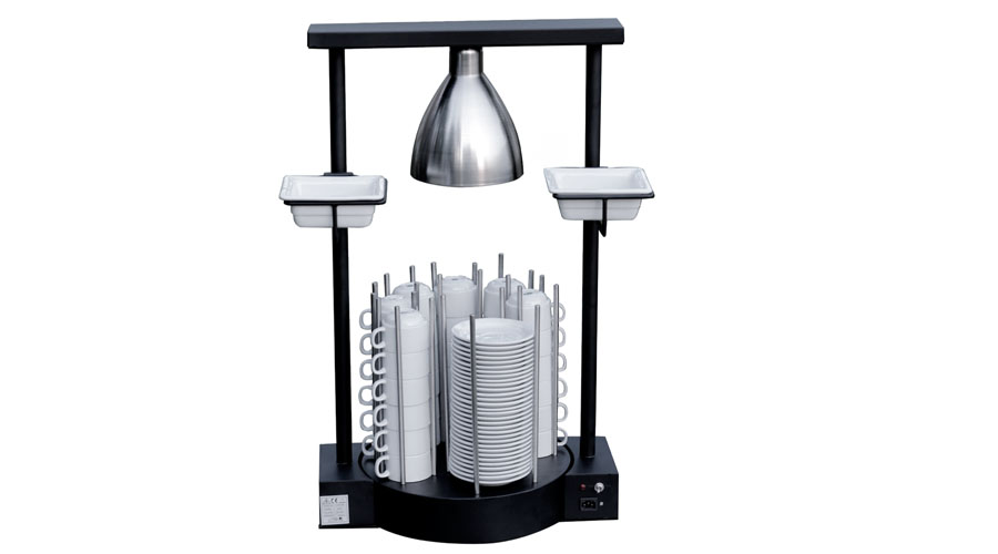 Tea  coffee station with infrared lamp