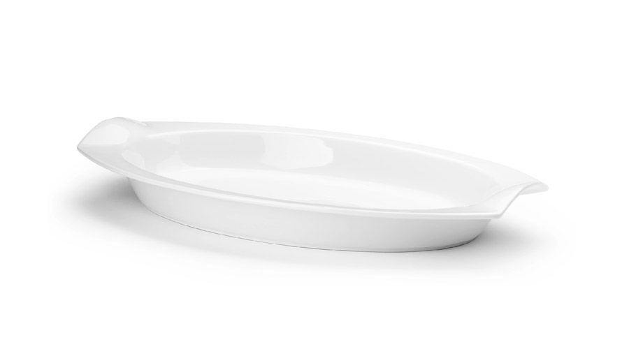 Oval serving dish